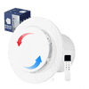Secure ventilation fan with remote control for efficient air circulation and temperature regulation. Ideal for commercial and residential HVAC systems, promoting improved indoor air quality.
