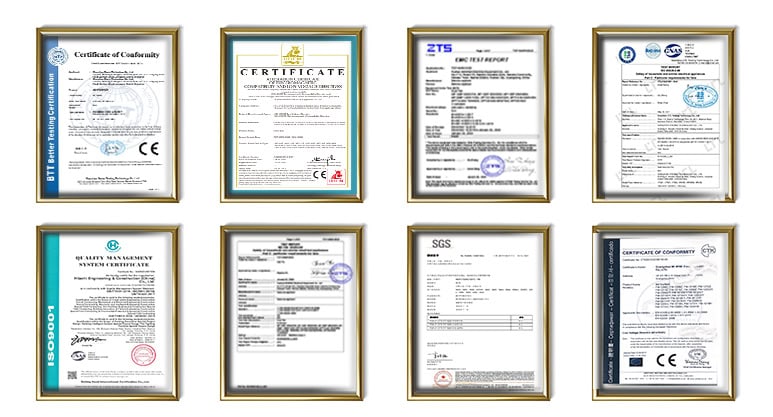 Certificate of Compliance for ECvents EC Motor Shop, focused on industrial motor repairs and new motor sales, showcasing quality assurance and certification standards for electric motors.