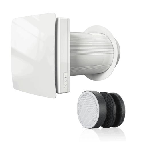 Wall-mounted HEPA Fan VT501-F Heat Recovery Ventilator VT150-f fresh air system with energy-efficient EC motor