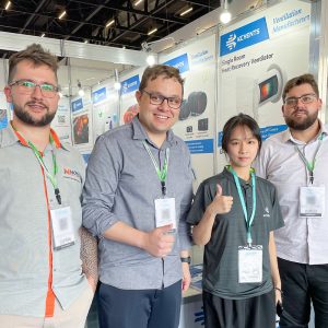 High-quality EC motors displayed at ECvents EC Motor Shop booth, showcasing innovative and energy-efficient solutions for industrial applications.