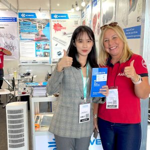 High-quality EC motors display at ECvents EC Motor Shop, showcasing energy-efficient and durable industrial motor solutions.