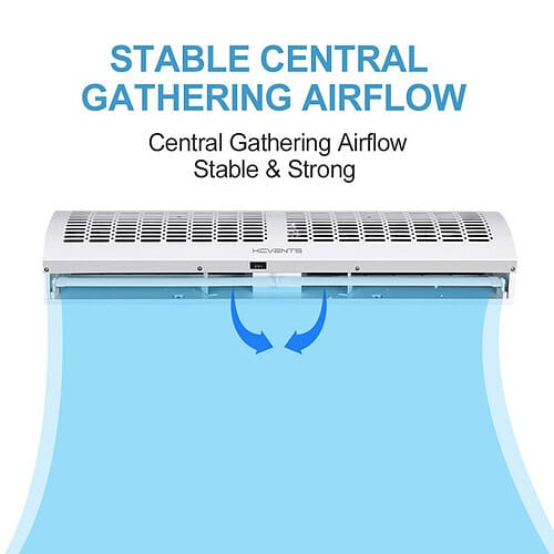 High-efficiency EC motor shop fan for optimal airflow and cooling, ideal for industrial and commercial applications, ensuring stable and strong central airflow performance.