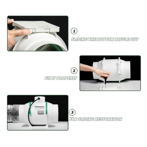 Mixed Flow Inline Fan